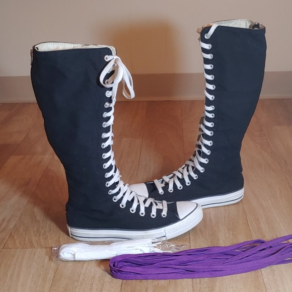converse all star knee high sneakers